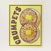 熱いバター付きクランプイギリス料理イギリス料理 ジグソーパズル (縦)