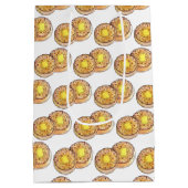 熱いバター付きクランプイギリス料理イギリス料理 ミディアムペーパーバッグ (裏面)