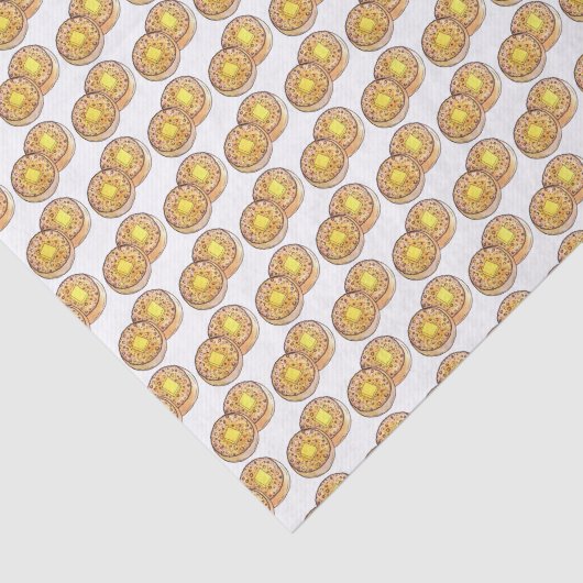 熱いバター付きクランプイギリス料理イギリス料理 薄葉紙 (詳細)