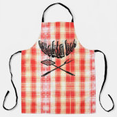 熱いバーベキューのエプロン | m3galleryStudio エプロン (正面)