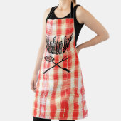 熱いバーベキューのエプロン | m3galleryStudio エプロン (インサイチュ)