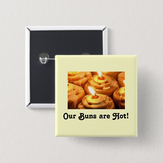 熱いパン 缶バッジ (正面&裏面)