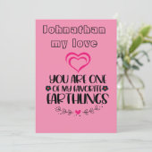 熱いピンクと黒いアニマルプリント シーズンカード (スタンド正面)