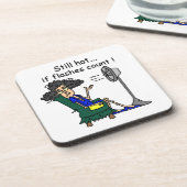 熱いフラッシュのユーモア コースター (左側)