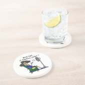 熱いフラッシュのユーモア コースター (側面)