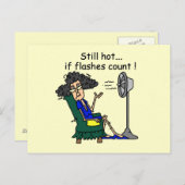 熱いフラッシュのユーモア ポストカード (正面/裏面)