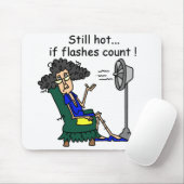熱いフラッシュのユーモア マウスパッド (マウス)