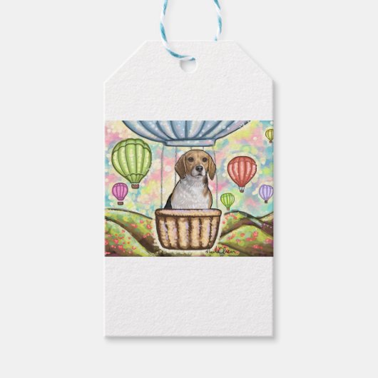 熱いヘアバルーン ギフトタグ (正面)