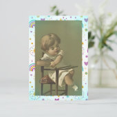 熱いベビー サンキューカード (スタンド正面)