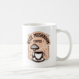 熱いマッシュルームコーヒーをライゼ コーヒーマグカップ