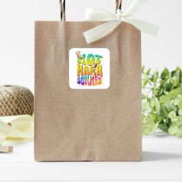 熱いママの夏 スクエアシール