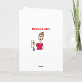 熱いママスロットマシン幸運な7' Sの大きい100誕生日 カード (裏面)