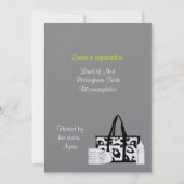 熱いママ!ベビーシャワー招待状 招待状 (裏面)