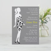 熱いママ!ベビーシャワー招待状 招待状 (スタンド正面)