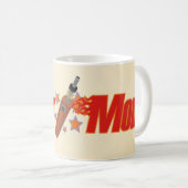 熱いモダン コーヒーマグカップ (正面右)