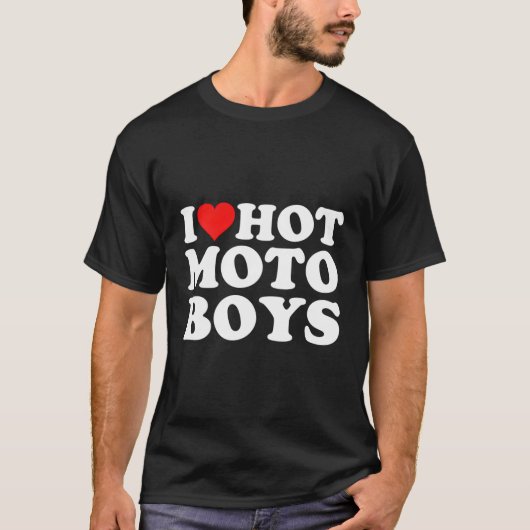 熱いモトが大好き Tシャツ (正面)