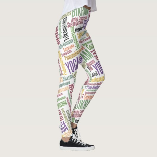 熱いヨガ、BikramのヨガはAsanasを置きます レギンス (右)