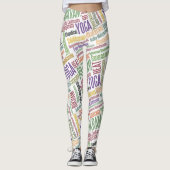 熱いヨガ、BikramのヨガはAsanasを置きます レギンス (正面)