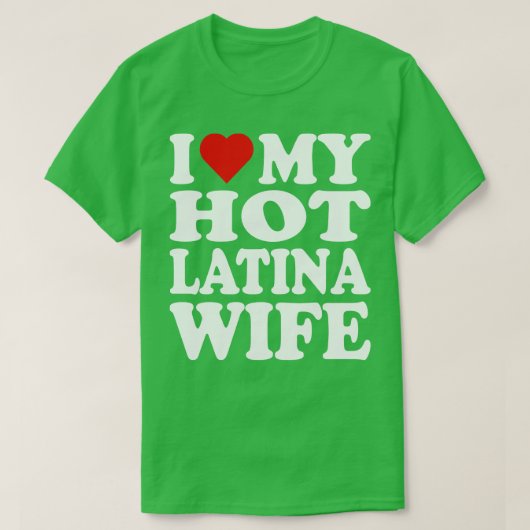 熱いラテンアメリカ系女性 Tシャツ (デザイン正面)