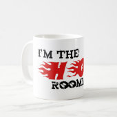 熱いルームメイト コーヒーマグカップ (正面左)
