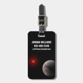 熱いロッキー系外惑星トラピスト–1 B. ラゲッジタグ (正面縦)