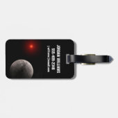 熱いロッキー系外惑星トラピスト–1 B. ラゲッジタグ (裏面横)