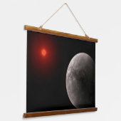 熱いロッキー系外惑星トラピスト–1 B. 吊り下げ型タペストリー (傾斜あり)