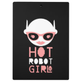 熱いロボットガール クリップボード (裏面)