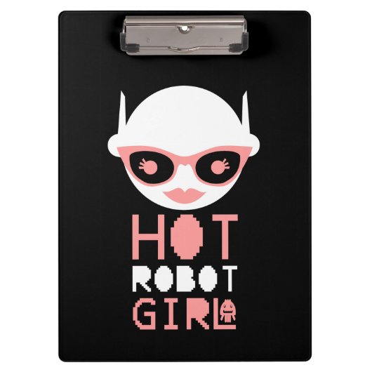 熱いロボットガール クリップボード (正面)