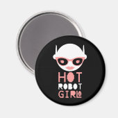 熱いロボットガール マグネット (正面/裏面)