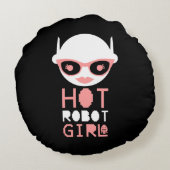 熱いロボットガール ラウンドクッション (裏面)