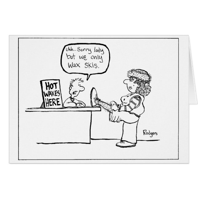 熱いワックス (正面横)