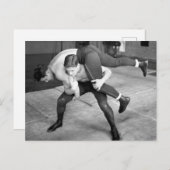 熱い力士 ポストカード (正面/裏面)