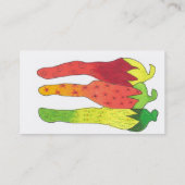 熱い印象の名刺のテンプレート 名刺 (裏面)