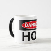 熱い危険-変形させるマグ モーフィングマグカップ (正面左)