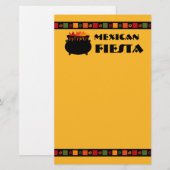 熱い及びぴりっとするフェスタの文房具 便箋 (正面/裏面)