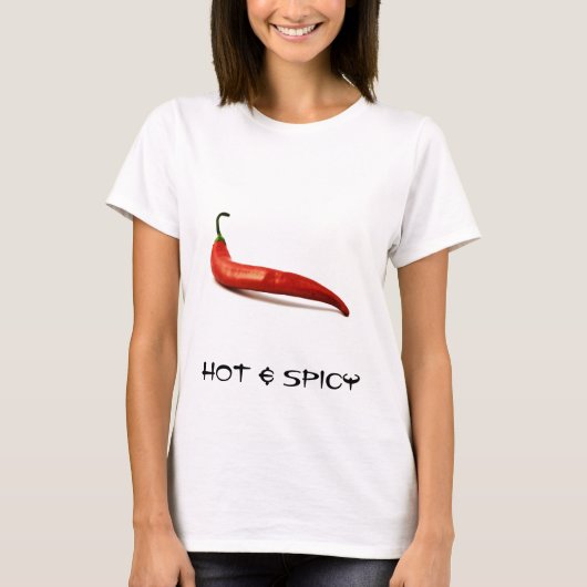 熱い及びぴりっとする Tシャツ (正面)