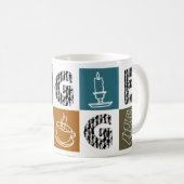 熱い及びhyggeのマグ コーヒーマグカップ (正面右)