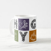 熱い及びhyggeのマグ コーヒーマグカップ (正面左)