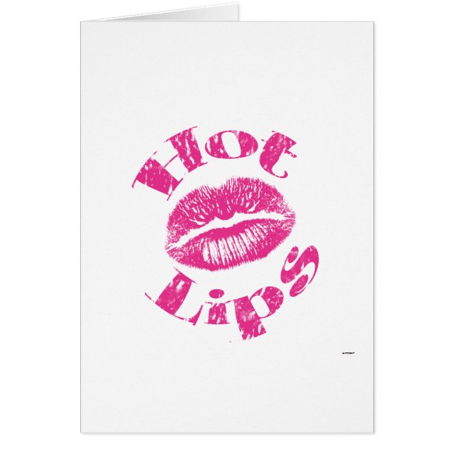 熱い唇！ピンクの唇 (正面)