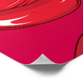 熱い唇 ポスター (角)