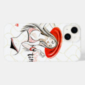 熱い女の子の夏の時間 Case-Mate iPhoneケース (裏面 (横))