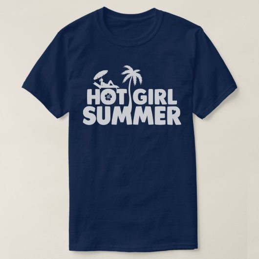 熱い女の子の夏1 Tシャツ (デザイン正面)