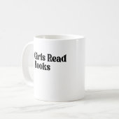 熱い女の子の読本集 コーヒーマグカップ (正面左)