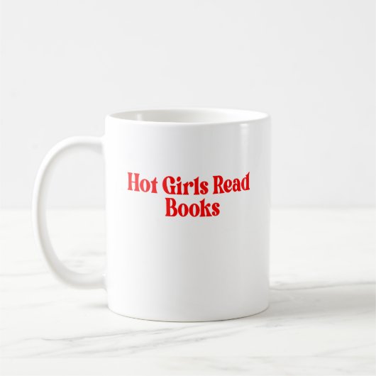 熱い女の子の読本集 コーヒーマグカップ (左)