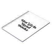 熱い女の子の読本集 ノートブック (左側)