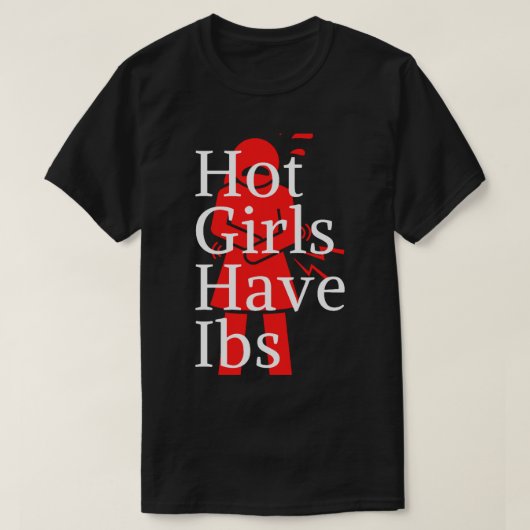 熱い女の子はibs (1) tシャツ (デザイン正面)