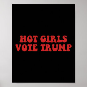 熱い女の子投票トランプ投票トランプ2024選挙Tr ポスター