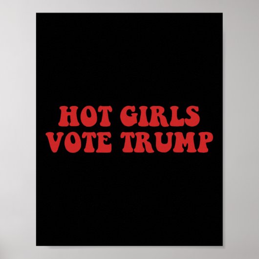 熱い女の子投票トランプ投票トランプ2024選挙Tr ポスター (正面)