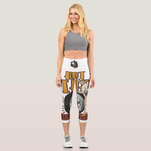 熱い女の子 カプリレギンス (正面)